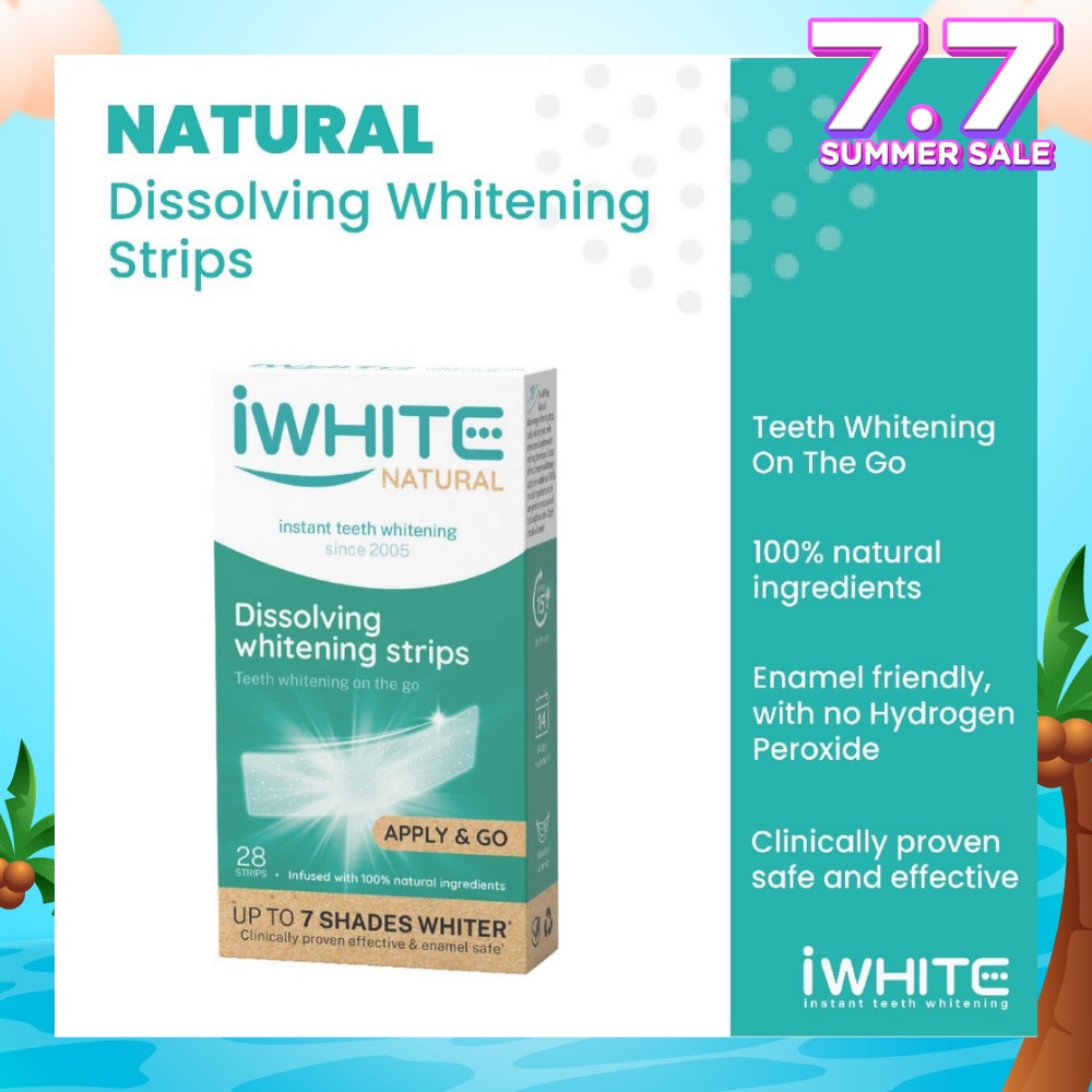 Natural Dissolving Whitening Strips 28s