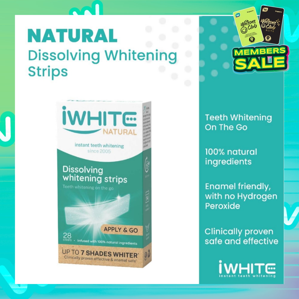Natural Dissolving Whitening Strips 28s