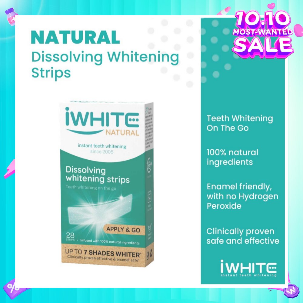 Natural Dissolving Whitening Strips 28s