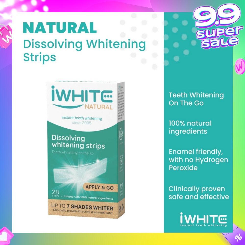 Natural Dissolving Whitening Strips 28s
