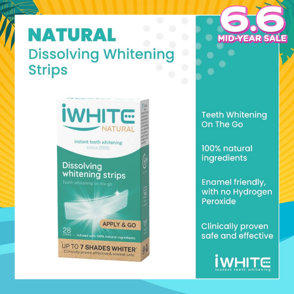 Natural Dissolving Whitening Strips 28s