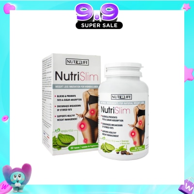 NUTRILIFE - Nutri Slim Vegetarian Tablet (To Support Healthy Weight Management For Men & Women) 60s image