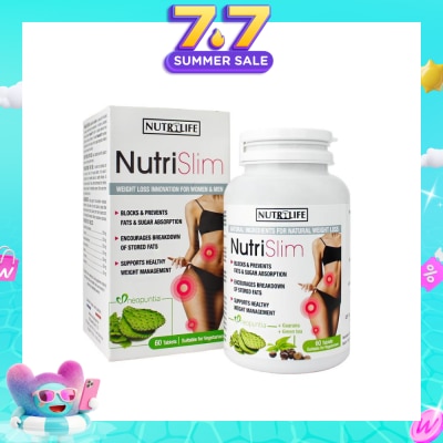NUTRILIFE - Nutri Slim Vegetarian Tablet (To Support Healthy Weight Management For Men & Women) 60s