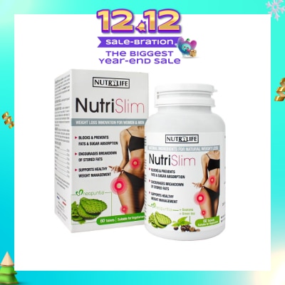 NUTRILIFE Nutri Slim Vegetarian Tablet (To Support Healthy Weight Management For Men & Women) 60s