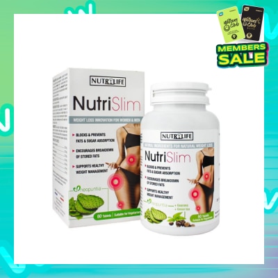 NUTRILIFE Nutri Slim Vegetarian Tablet (To Support Healthy Weight Management For Men & Women) 60s