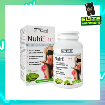 NUTRILIFE Nutri Slim Vegetarian Tablet (To Support Healthy Weight Management For Men & Women) 60s