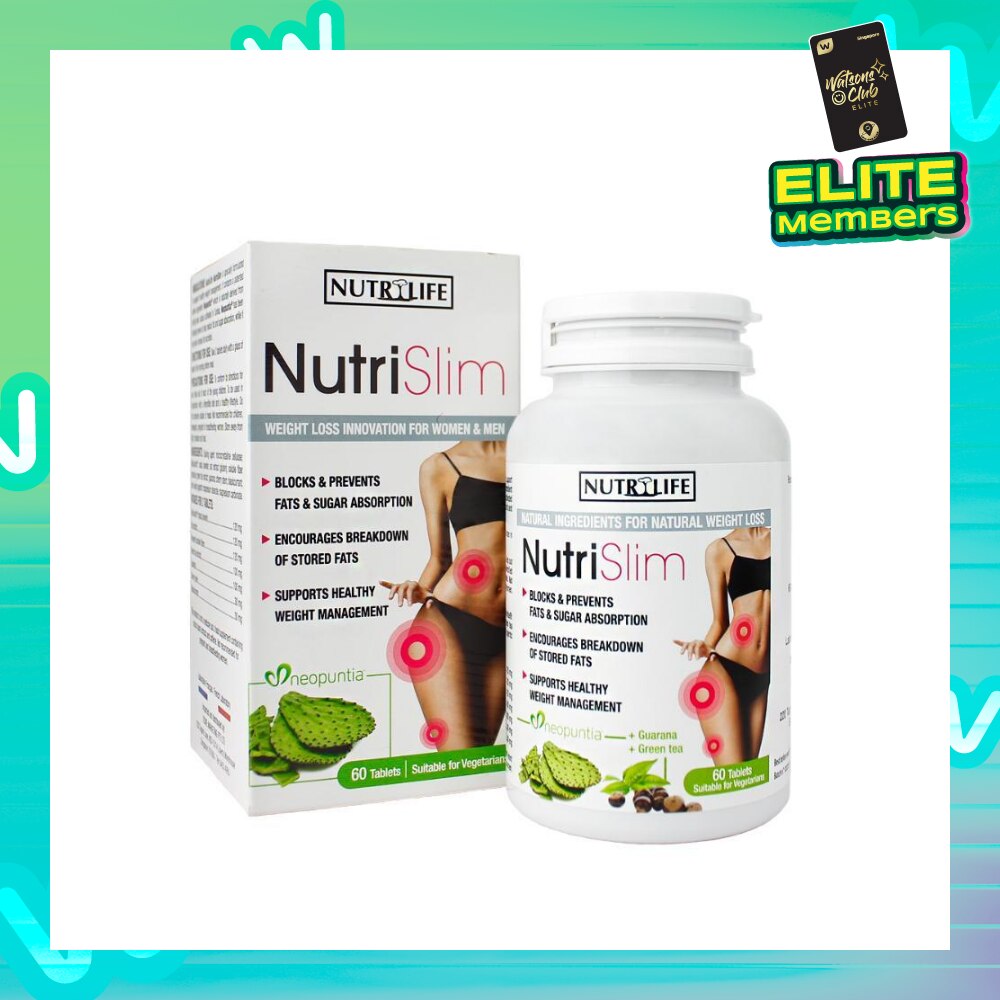 Nutri Slim Vegetarian Tablet (To Support Healthy Weight Management For Men & Women) 60s