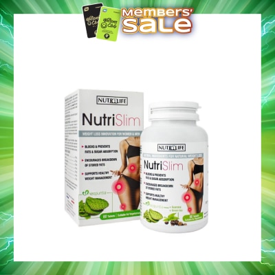 NUTRILIFE - Nutri Slim Vegetarian Tablet (To Support Healthy Weight Management For Men & Women) 60s