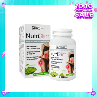 NUTRILIFE Nutri Slim Vegetarian Tablet (To Support Healthy Weight Management For Men & Women) 60s