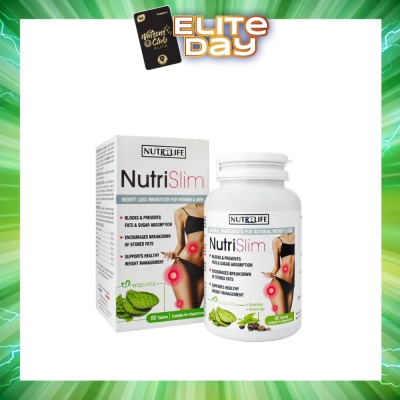 NUTRILIFE - Nutri Slim Vegetarian Tablet (To Support Healthy Weight Management For Men & Women) 60s