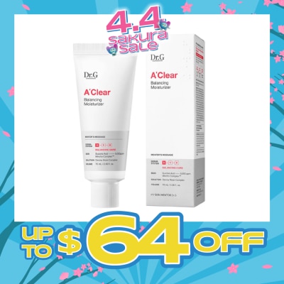 DR. G A'Clear Balancing Moisturiser (Oil And Moisture Balancing Moisturiser To Control Sebum And Rep