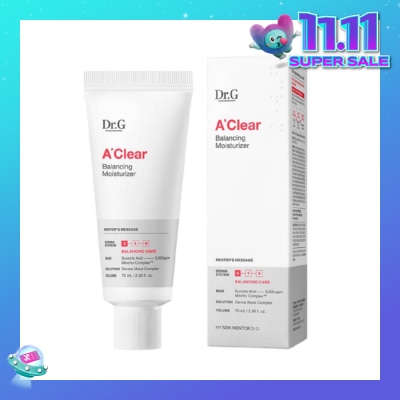 DR. G A'Clear Balancing Moisturiser (Oil And Moisture Balancing Moisturiser To Control Sebum And Replenish Dewy Moisture) 70ml