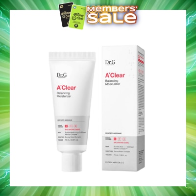 DR. G - A'Clear Balancing Moisturiser (Oil And Moisture Balancing Moisturiser To Control Sebum And Replenish Dewy Moisture) 70ml