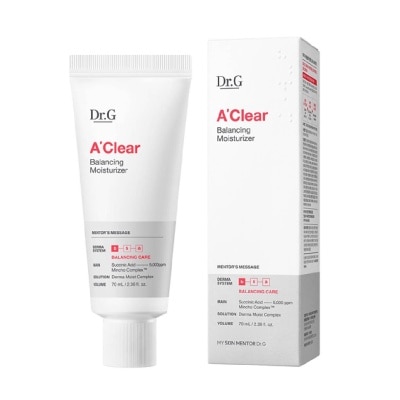 DR. G A'Clear Balancing Moisturiser (Oil And Moisture Balancing Moisturiser To Control Sebum And Replenish Dewy Moisture) 70ml