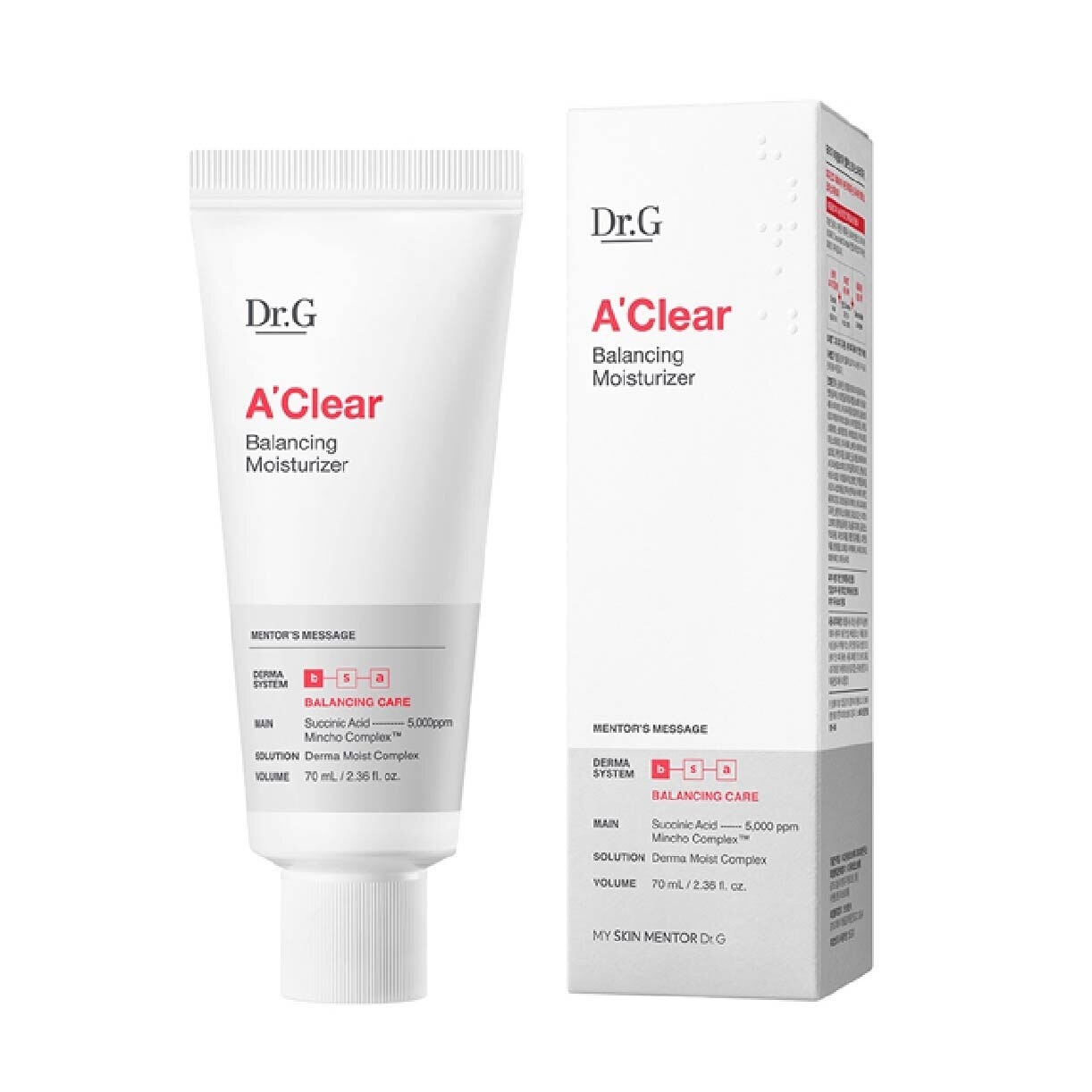 A'Clear Balancing Moisturiser (Oil And Moisture Balancing Moisturiser To Control Sebum And Replenish Dewy Moisture) 70ml