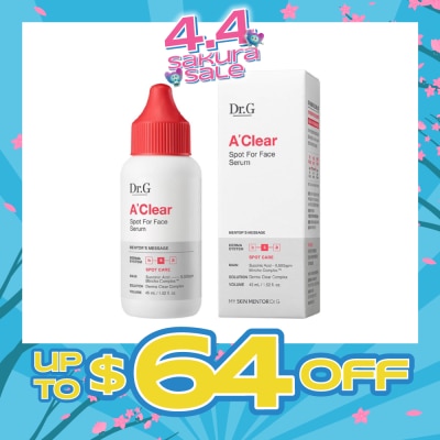 DR. G A'Clear Spot For Face Serum (From Spots To The Entire Face, Trouble Intensive Care Cream) 45ml