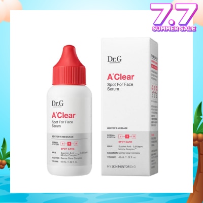DR. G A'Clear Spot For Face Serum (From Spots To The Entire Face, Trouble Intensive Care Cream) 45ml