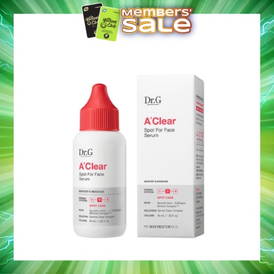 DR. G - A'Clear Spot For Face Serum (From Spots To The Entire Face, Trouble Intensive Care Cream) 45ml