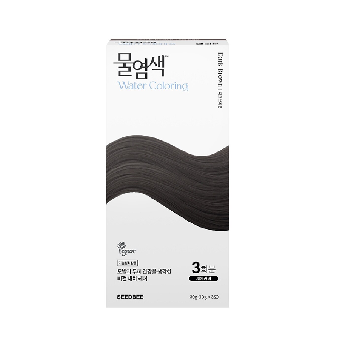SEEDBEE Herbal Water Permanent Colour Dark Brown (No Ammonia + For