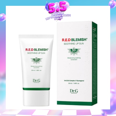 DR. G - Red Blemish Soothing Up Sun SPF50+ PA++++ (Moisturising Soothing Sunscreen That Protects And Hydrates The Sensitive Skin) 50ml