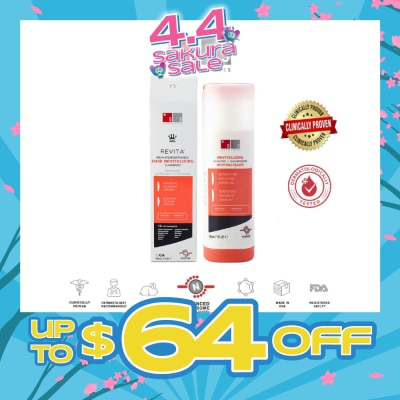 DS LABORATORIES - Revita High-Performance Hair Revitalizing Shampoo 205ml