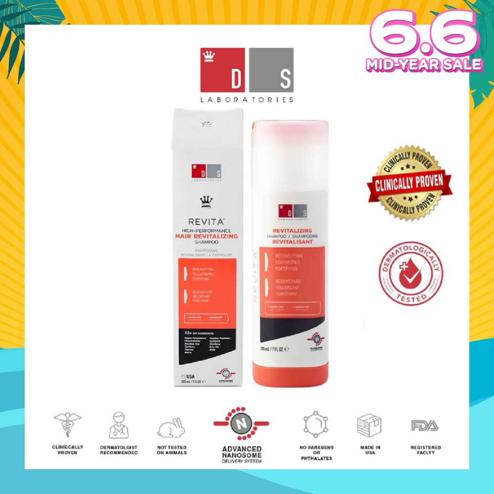 Revita High-Performance Hair Revitalizing Shampoo 205ml