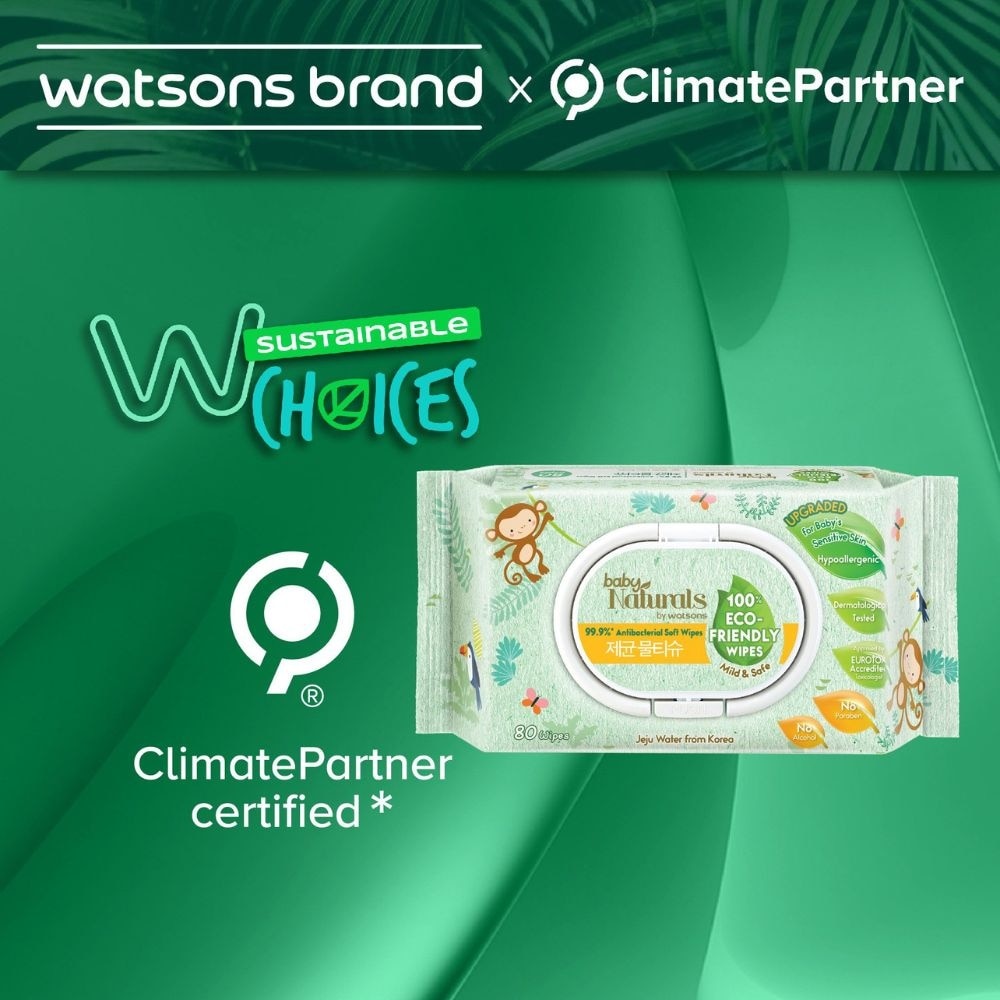 Baby Naturals 100% Eco-Friendly Wipes (99% Antibacterial Soft Wipes + Mild & Safe) 80s x 24 packs
