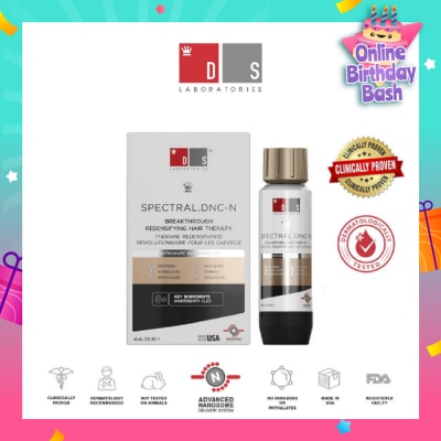 DS LABORATORIES Spectral.Dnc-N Hair Density Serum With Nanoxidil® 5% (For Treating Moderate Hair Loss) 60ml
