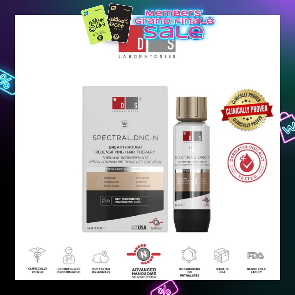 Spectral.Dnc-N Hair Density Serum With Nanoxidil® 5% (For Treating Moderate Hair Loss) 60ml