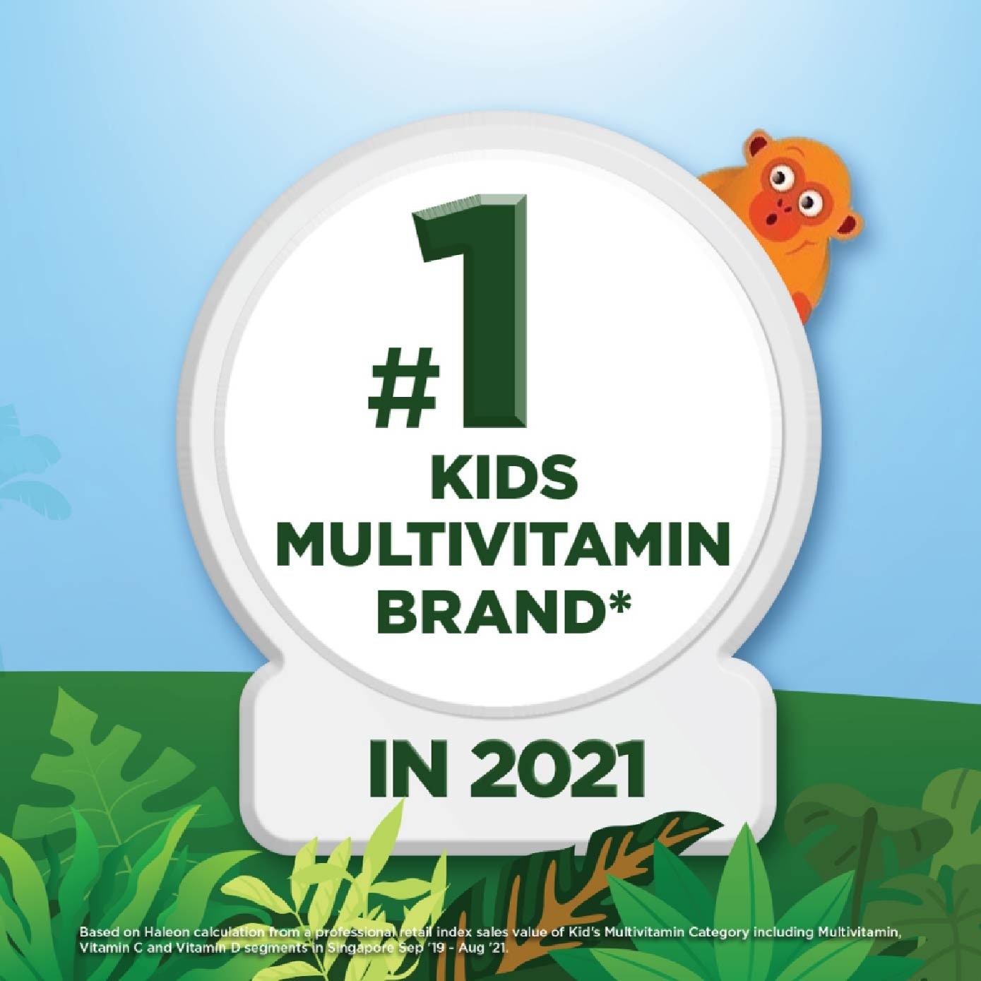 Multivitamins Gummies Mango (Support Immunity + Bone Growth And Healthy Vision for Children) 15s