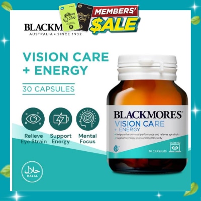 BLACKMORES Vision Care + Energy Capsules 30s image