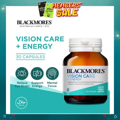 BLACKMORES - Vision Care + Energy Capsules 30s