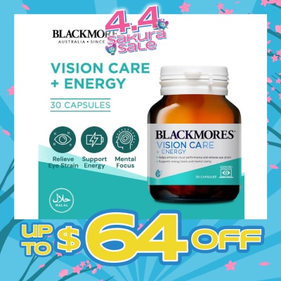 BLACKMORES - Vision Care + Energy Capsules 30s