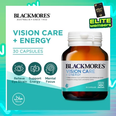 BLACKMORES Vision Care + Energy Capsules 30s