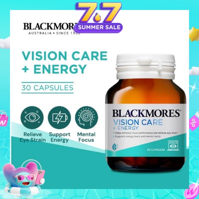 BLACKMORES - Vision Care + Energy Capsules 30s