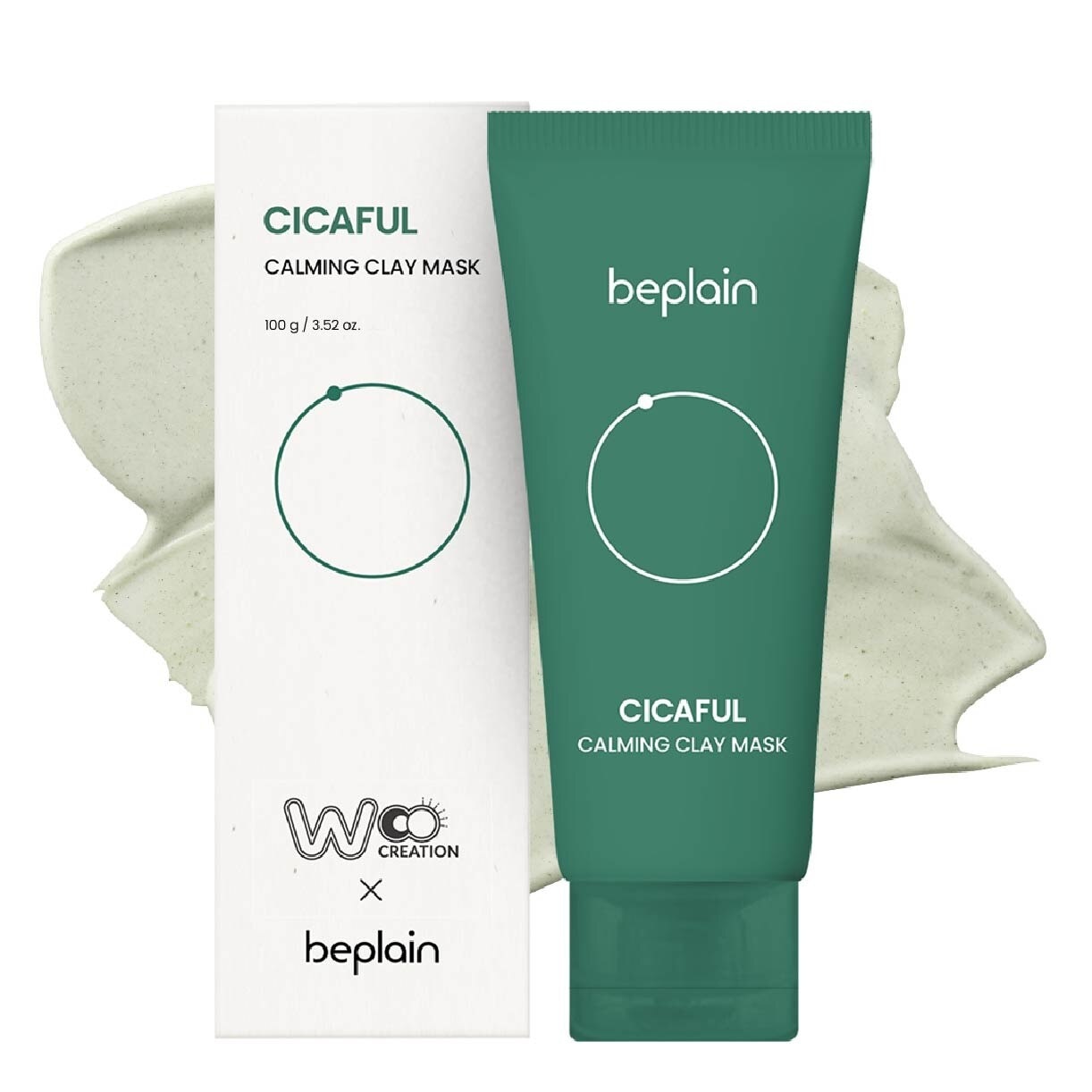 Cicaful Calming Clay Mask (Absorb Excess Seburm + Soothe Troubled Skin) 100g