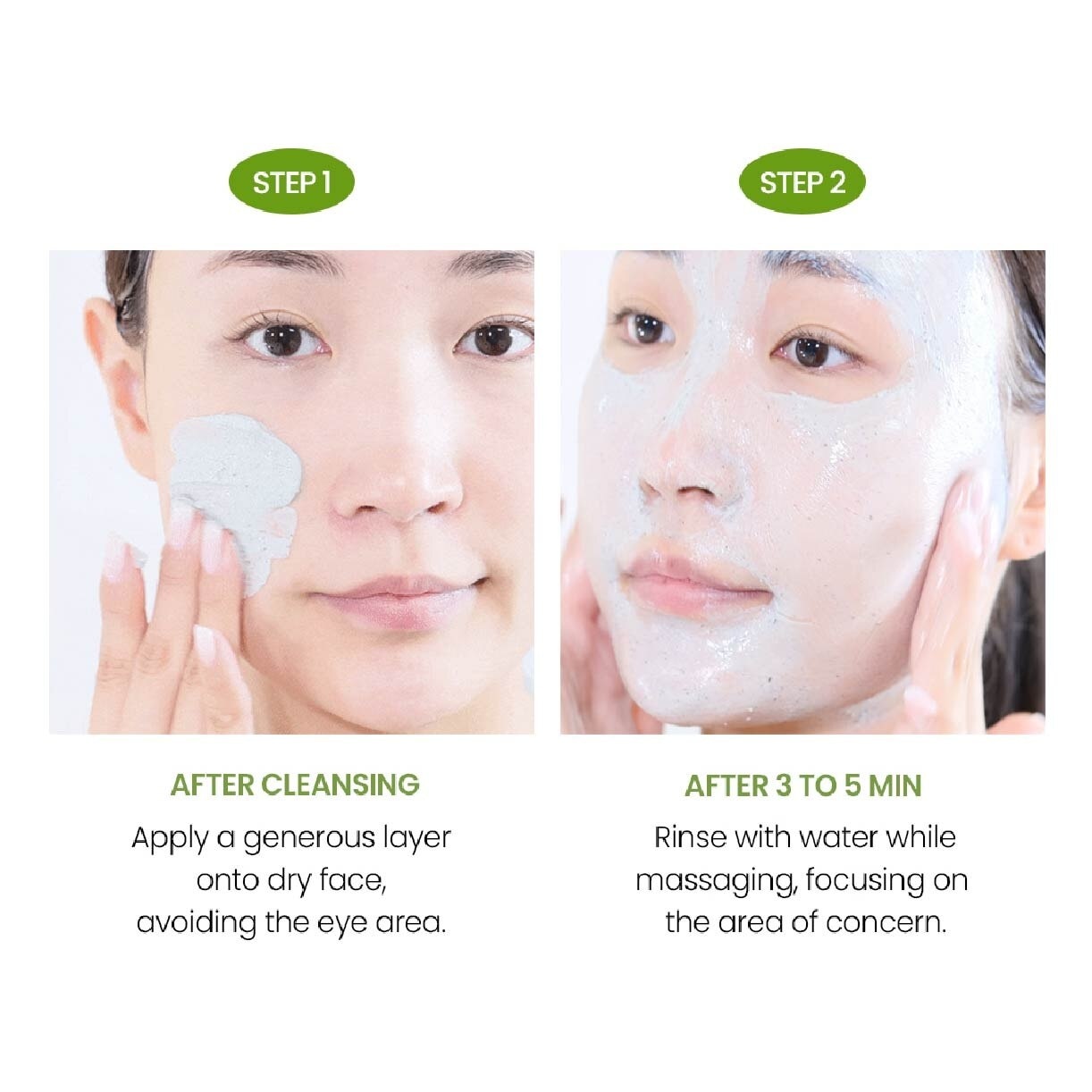 Mung Bean Pore Clay Mask (Gently Exfoliate For Healthy Complexion + Smooth Skin) 120ml