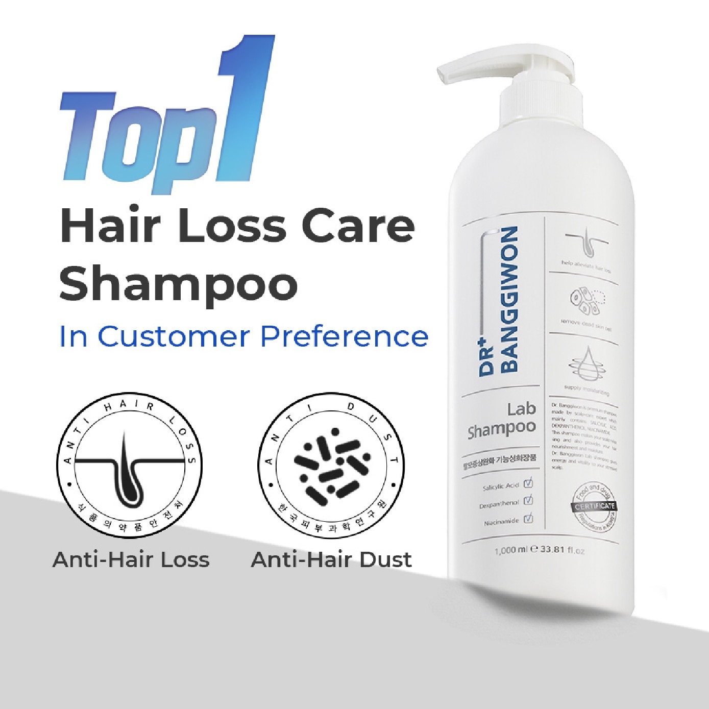 Lab Shampoo for Anti-Hair Loss 1000ml