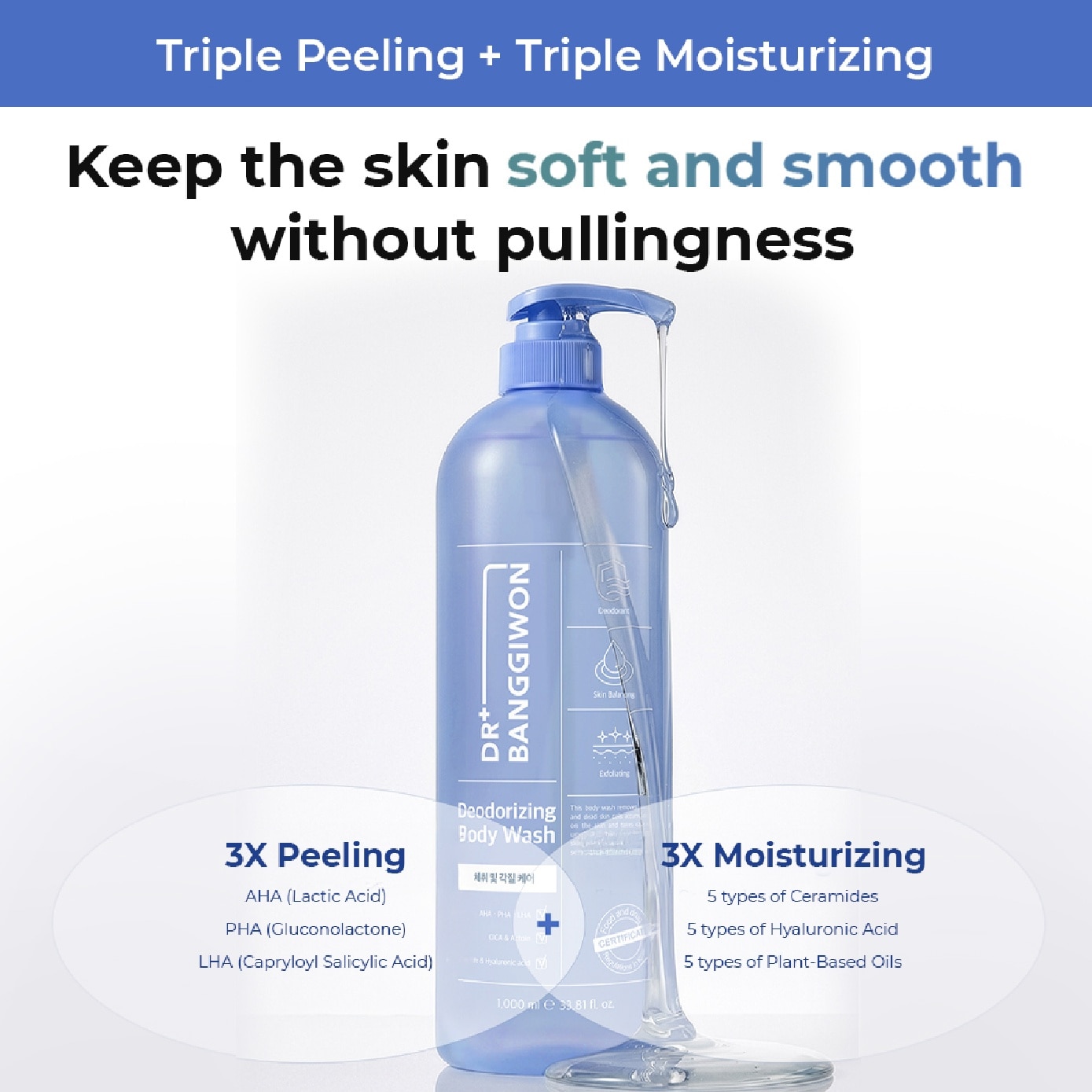 Refresh Deodorizing Body Wash 1000ml