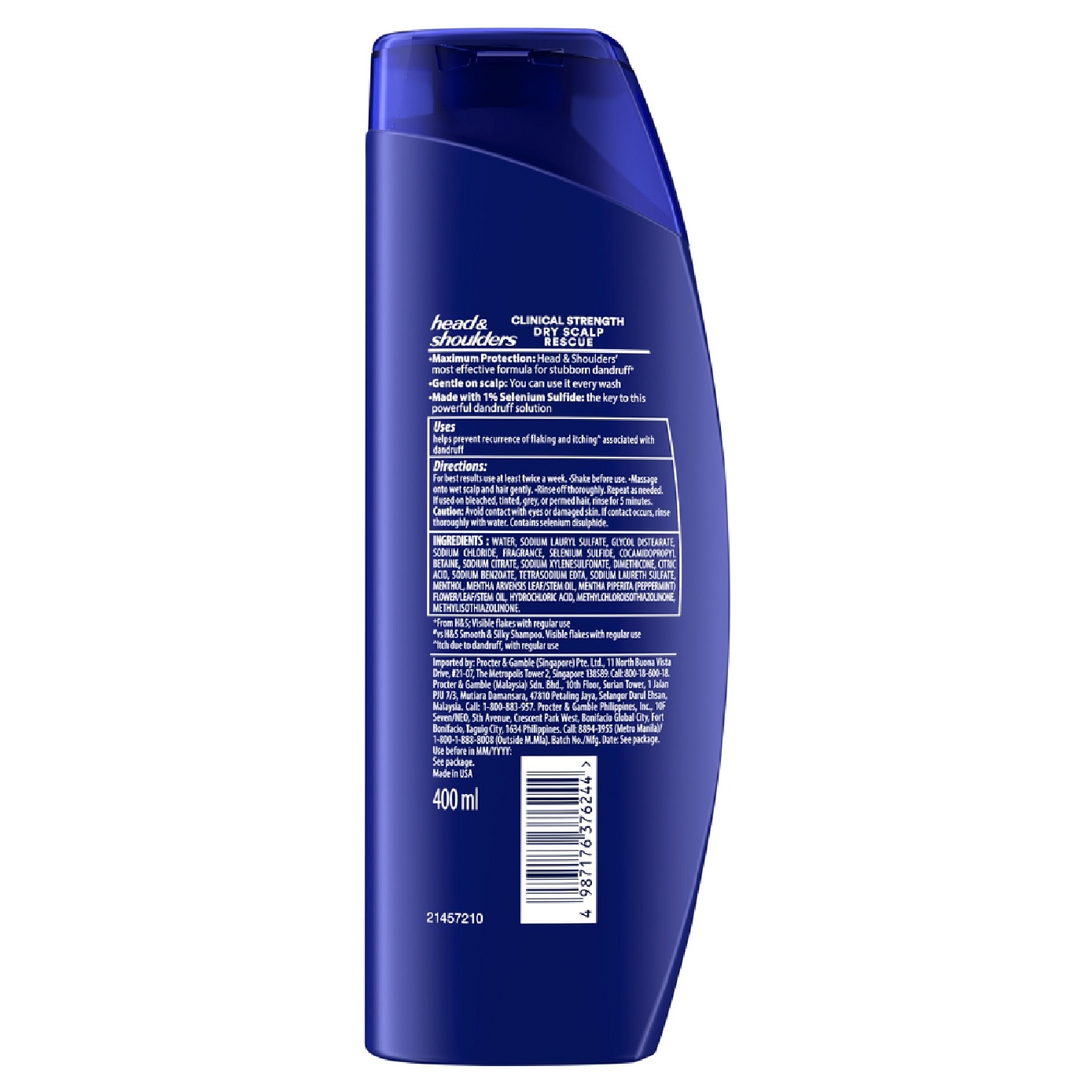 Clinical Strength Dry Scalp Rescue Shampoo 400ml
