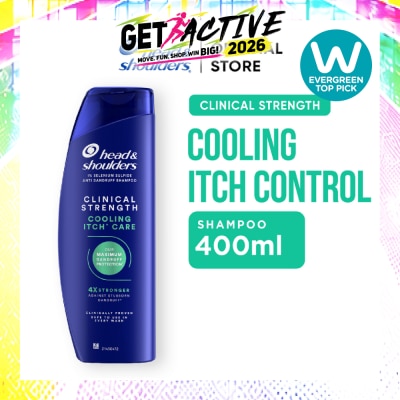 HEAD & SHOULDERS - Clinical Strength Cooling Itch Care Shampoo 400ml image
