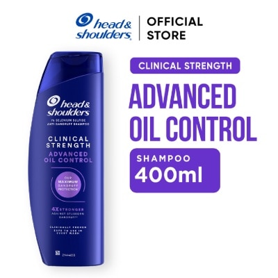 HEAD & SHOULDERS - Clinical Strength Advanced Oil Control Shampoo 400ml