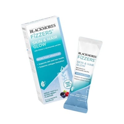 BLACKMORES - Fizzers Skin & Hair Glow Mixed Berry Flavour 5g x 5s