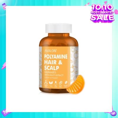 AVALON™ Polyamine Hair & Scalp Gummies (Promote Hair Growth + Healthy Scalp) 60s