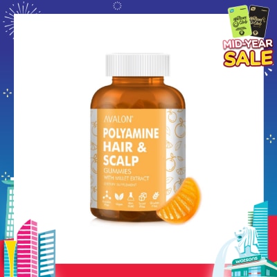 AVALON™ Polyamine Hair & Scalp Gummies (Promote Hair Growth + Healthy Scalp) 60s
