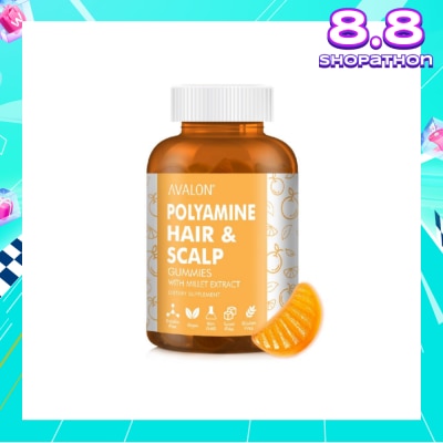 AVALON™ Polyamine Hair & Scalp Gummies (Promote Hair Growth + Healthy Scalp) 60s