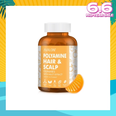 AVALON™ Polyamine Hair & Scalp Gummies (Promote Hair Growth + Healthy Scalp) 60s