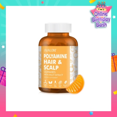 AVALON™ Polyamine Hair & Scalp Gummies (Promote Hair Growth + Healthy Scalp) 60s