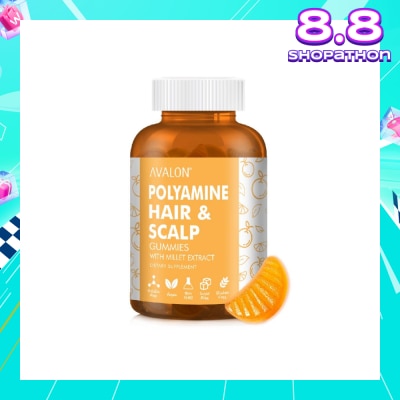 AVALON™ Polyamine Hair & Scalp Gummies (Promote Hair Growth + Healthy Scalp) 60s