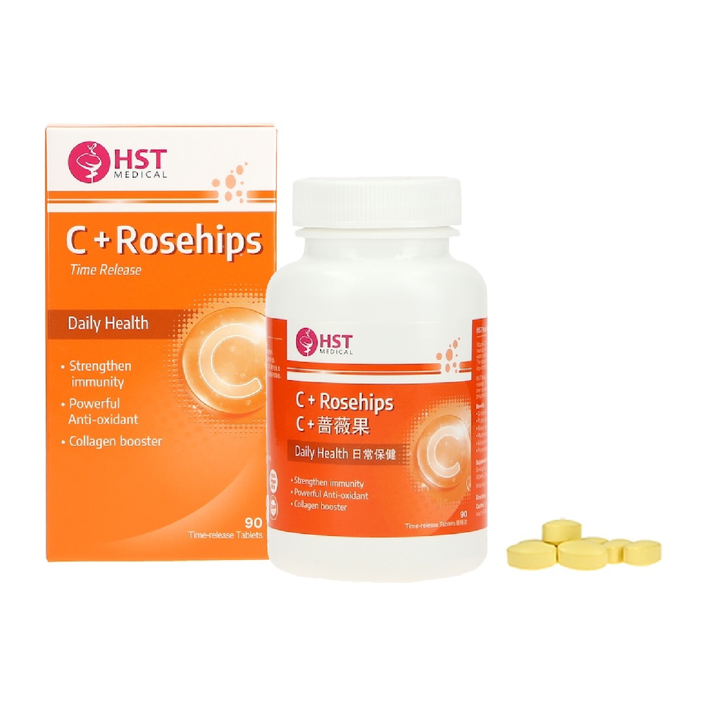 C+Rosehips Time Release Tablet 90s x 2
